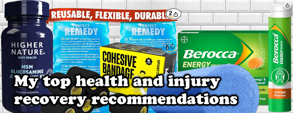 My top health and injury recovery recommendations My top health and injury recovery recommendations